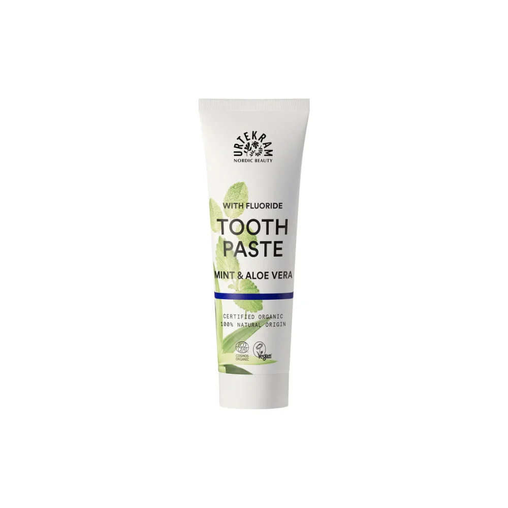 Urtekram Dentifricio Alla Menta Con Flouride, 75 Ml