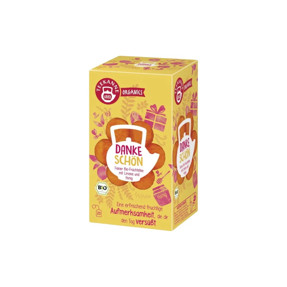 Teekanne Organics - Tisana Bio alla Frutta Thank You, 20 bustine a doppia camera (45 g)