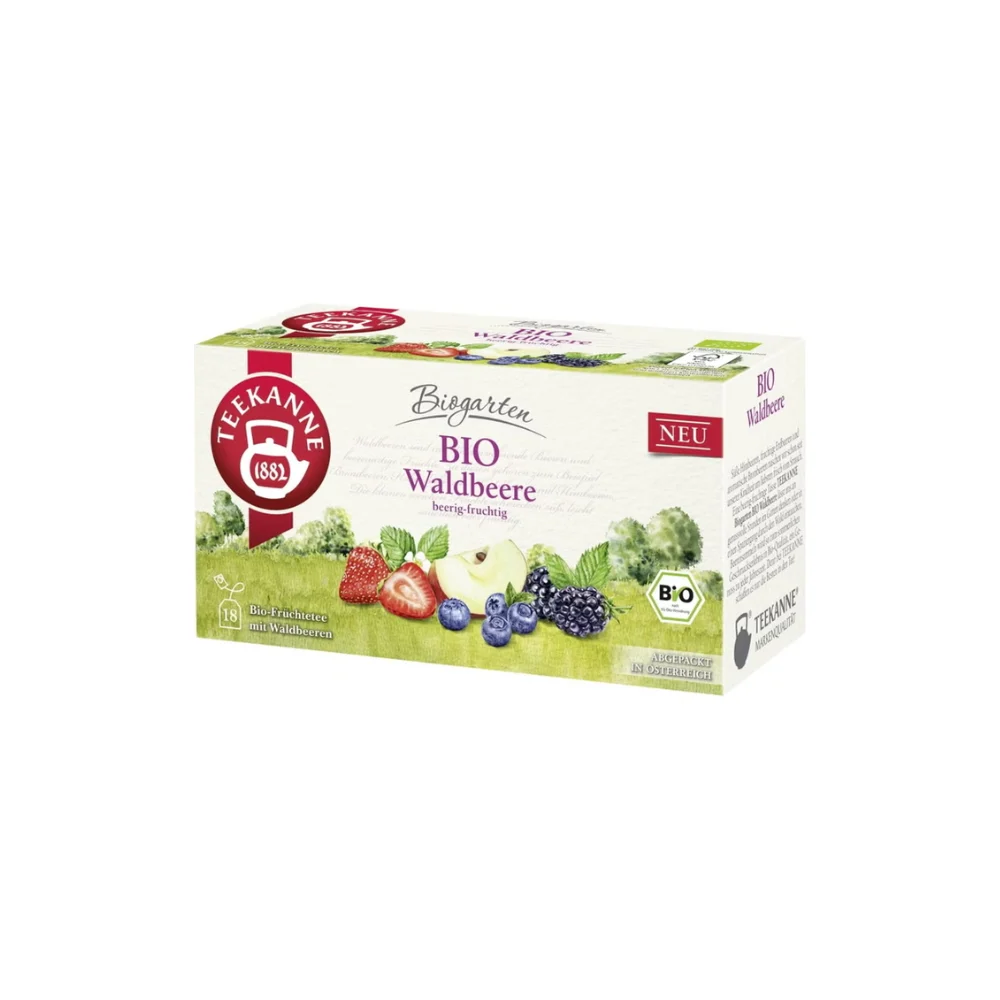 Teekanne Biogarten - Tisana Bio ai Frutti di Bosco , 18 bustine a doppia camera (45 g)
