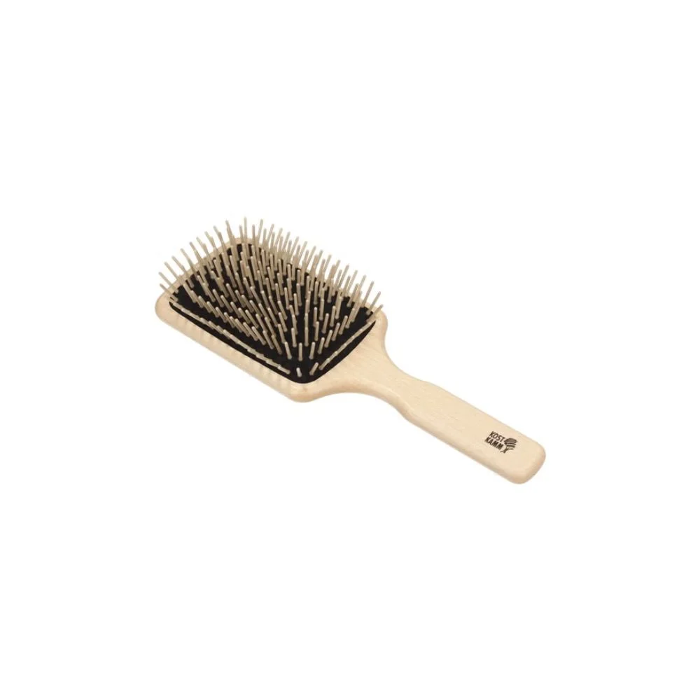 Kostkamm Spazzola in legno Paddle noce