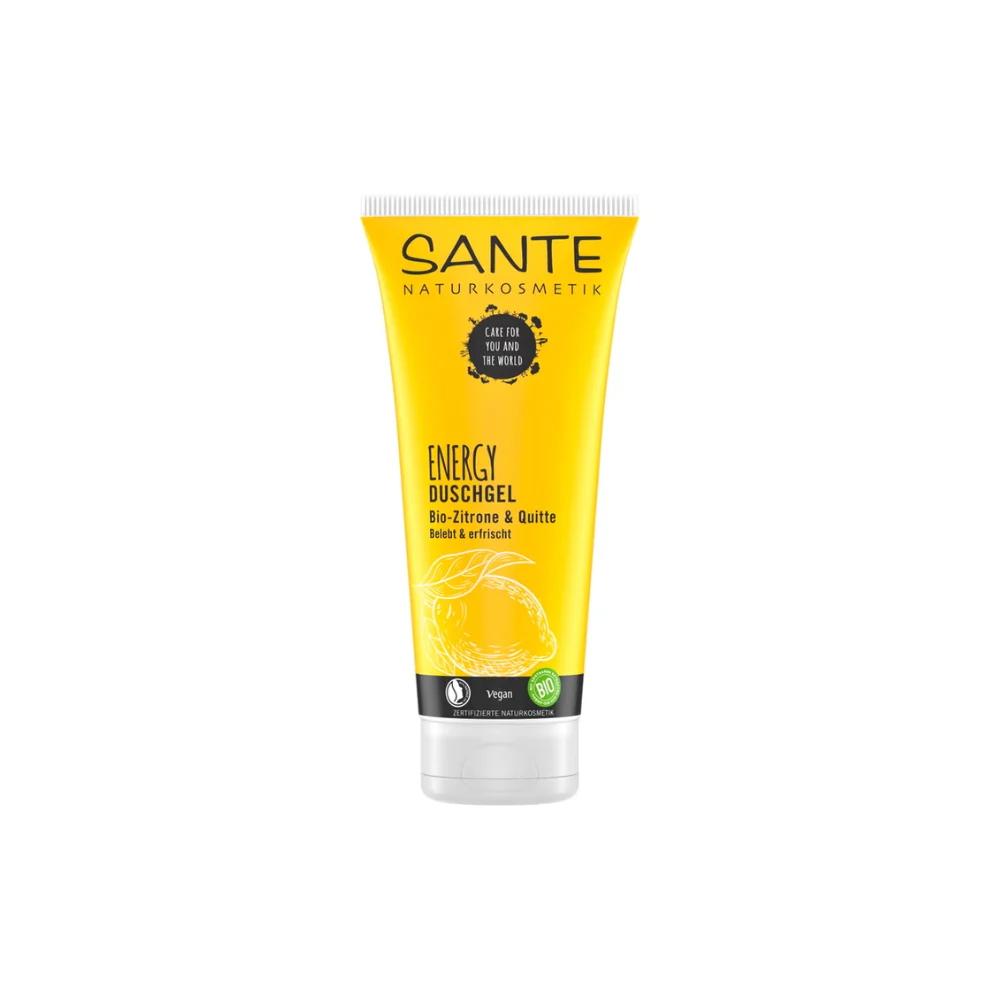 Sante ENERGY Gel Doccia Bio-Limone & Mela Cotogna, 200 ml
