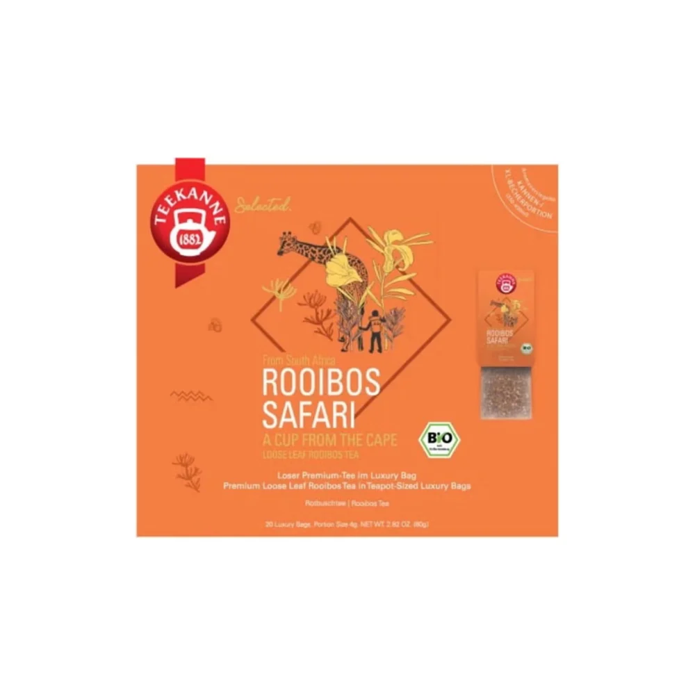 Teekanne Borsa Bio Luxury - Rooibos Safari, 20 bustine (80 g)