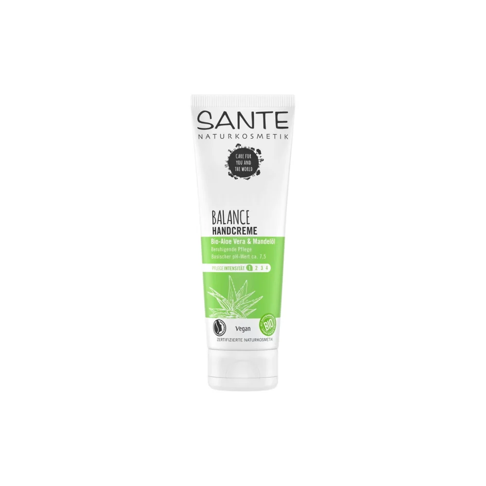 Sante BALANCE Crema Mani Bio-Aloe & Olio di Mandorle, 75 ml