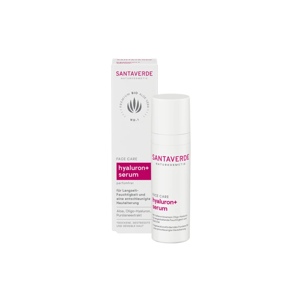 Santaverde Cura del viso ialurone + siero, 30 ml