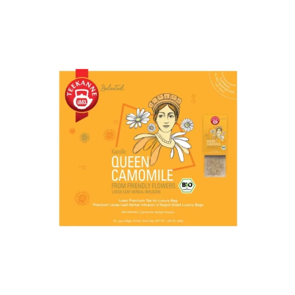 Teekanne Borsa Bio Luxury - Queen Camomille, 20 bustine (45 g)