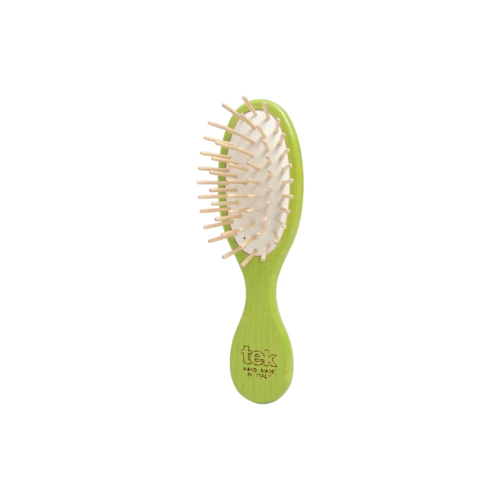 Tek Spazzola Ovale Piccola da Borsetta, Lime