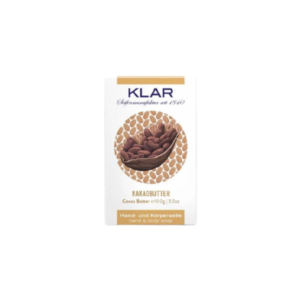 Klar Saponetta Mani e Corpo al Burro di Cacao 100 g