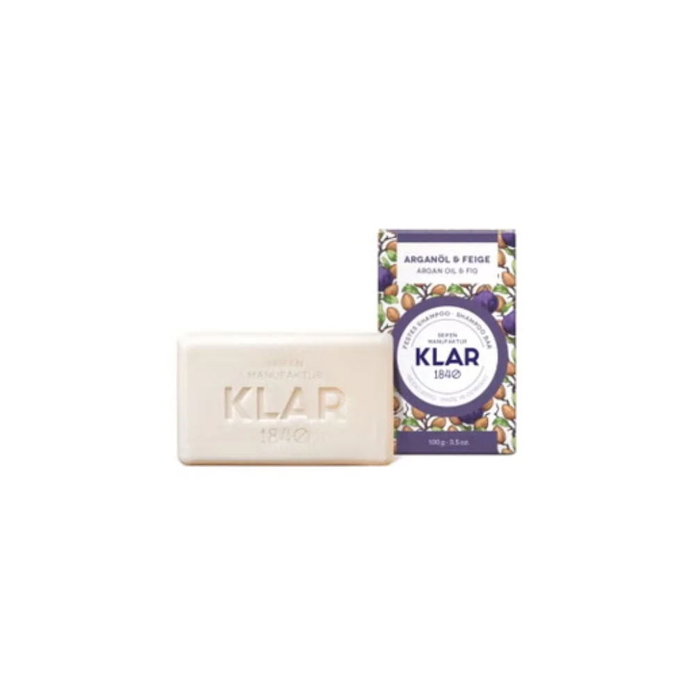 Klar Shampoo Solido Olio di Argan e Fichi 100 g