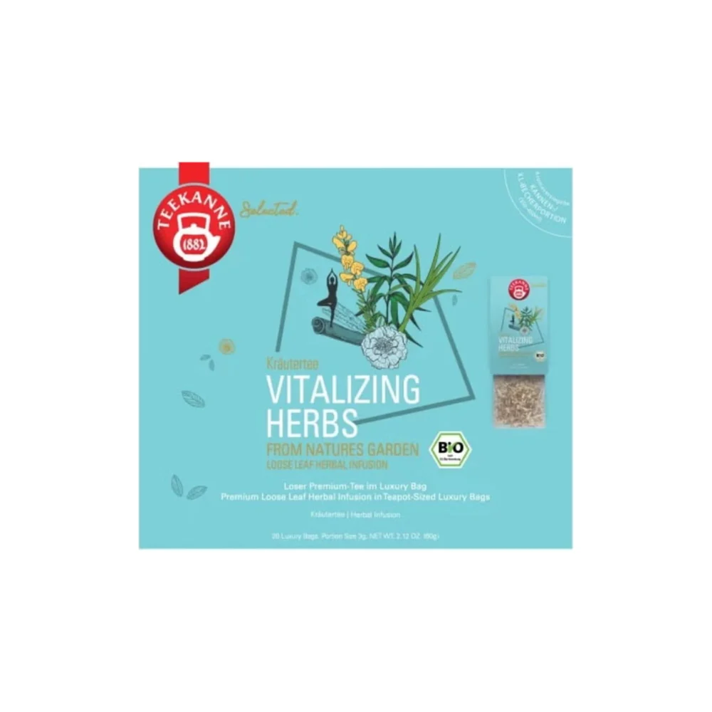 Teekanne Bio Luxury Bag - Vitalizing Herbs, 20 bustine (60 g)