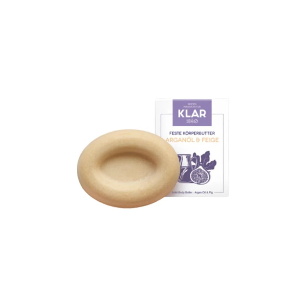 Klar Burro Corpo Solido all'Olio di Argan e Fichi 60 g