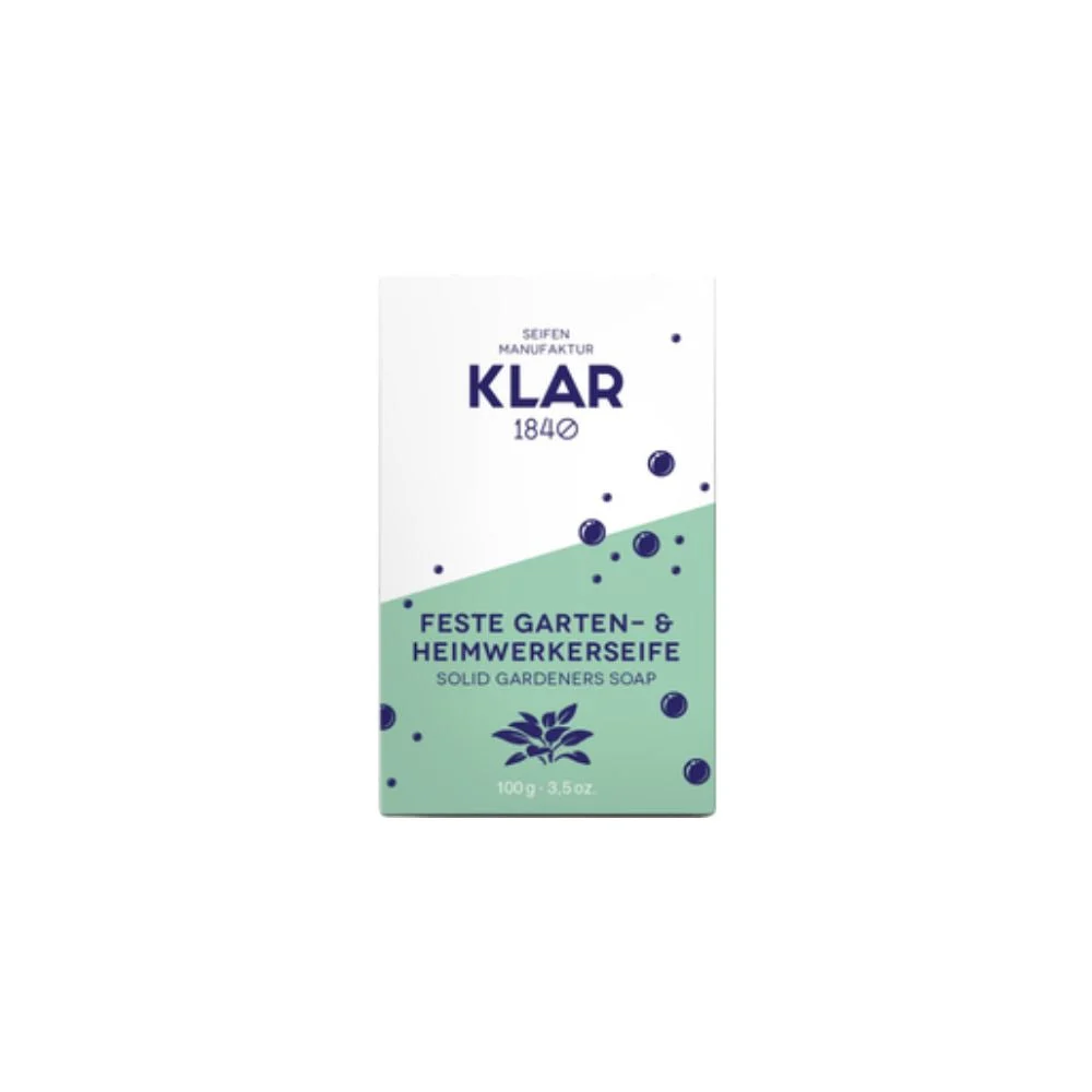 Klar Saponetta Post Giardinaggio e Lavori di Casa 100 g