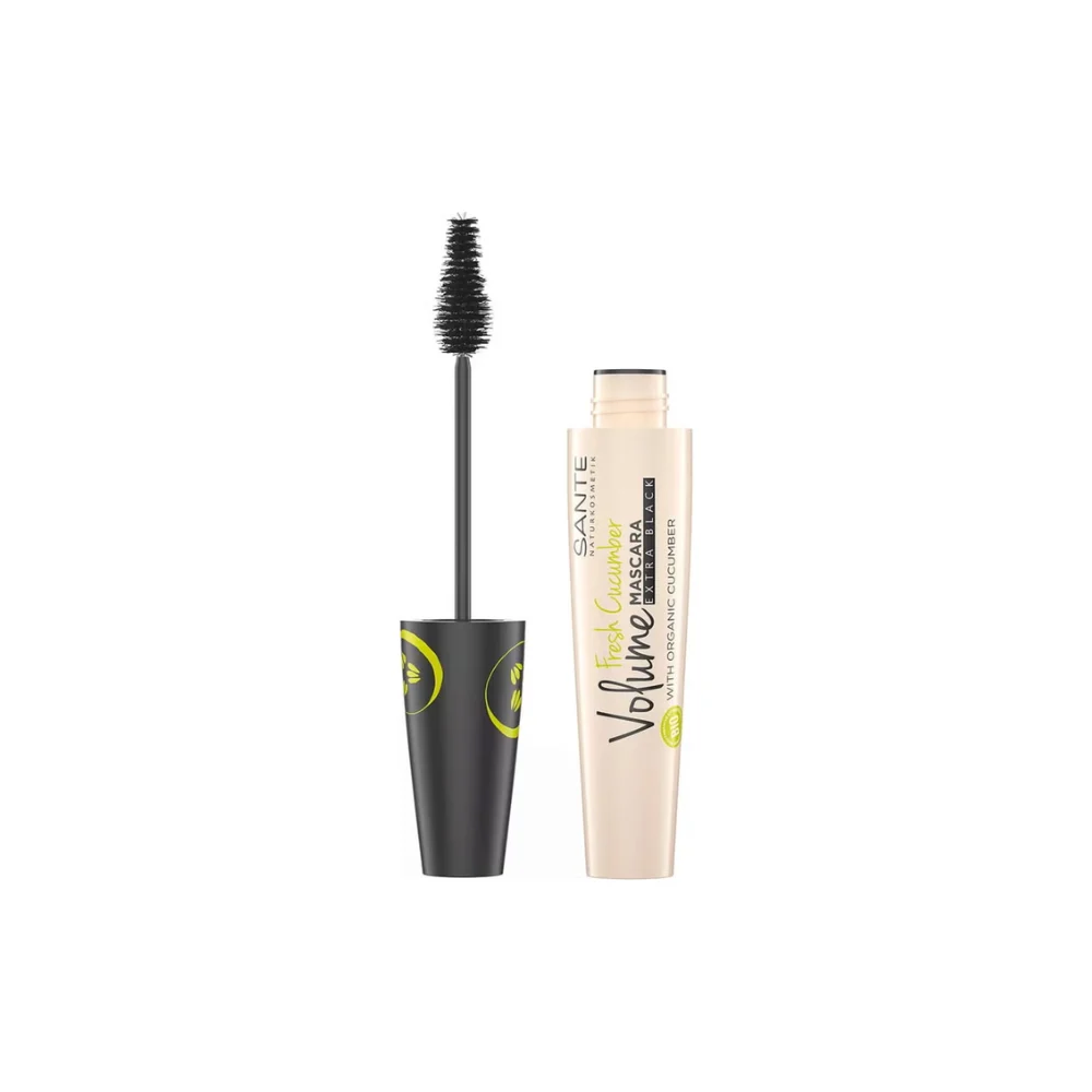 Sante Fresh Cucumber Volume Mascara Extra nero, 12 ml