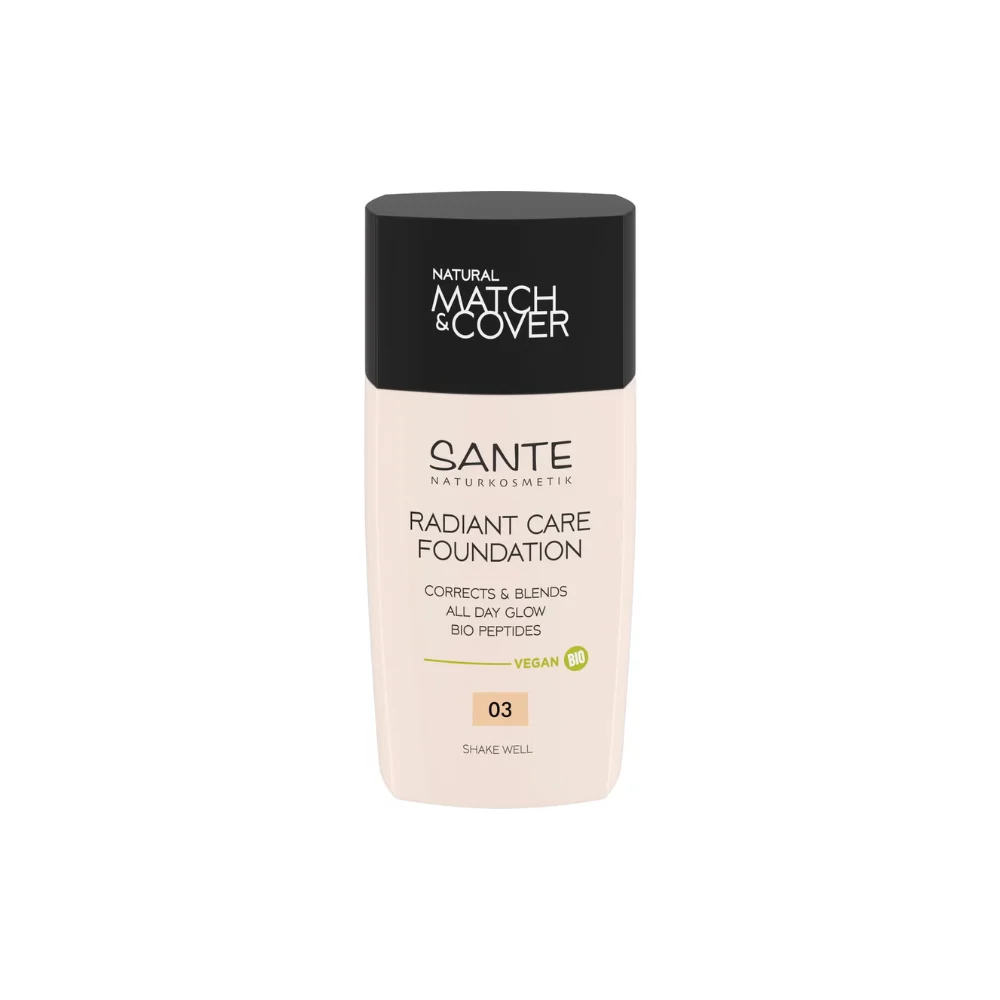 Sante Fondotinta Radiant Care, 03 Neutral Linen (30 ml)
