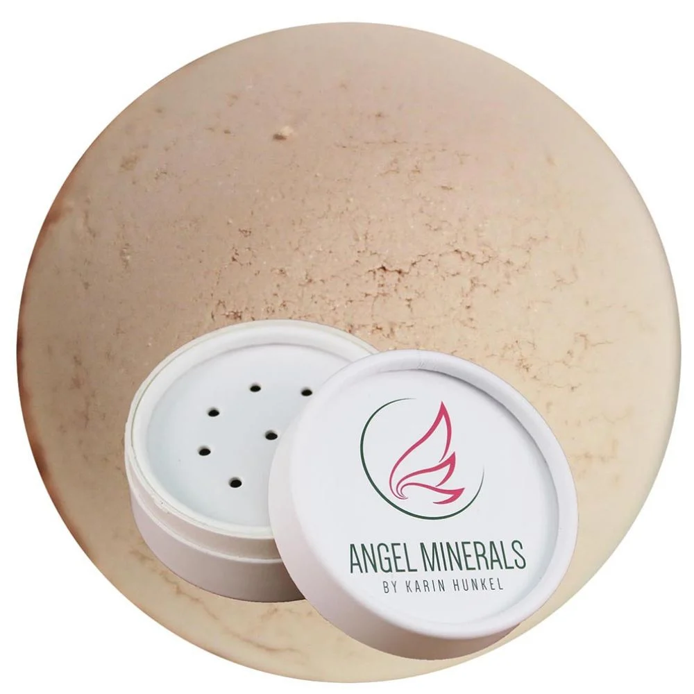 Angel minerals French Fondotinta in polvere Intense Rosequarz (5 g)