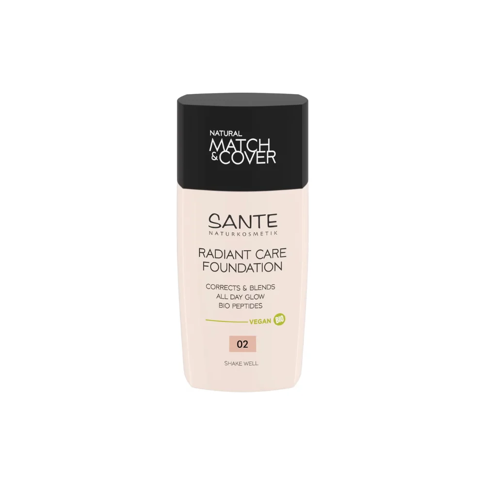 Sante Fondotinta Radiant Care, 02 lino rosa (30 ml)