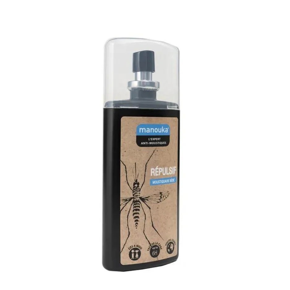 Manouka Antizanzare Repellente Zanzariera Bebe All Zone 75 ml