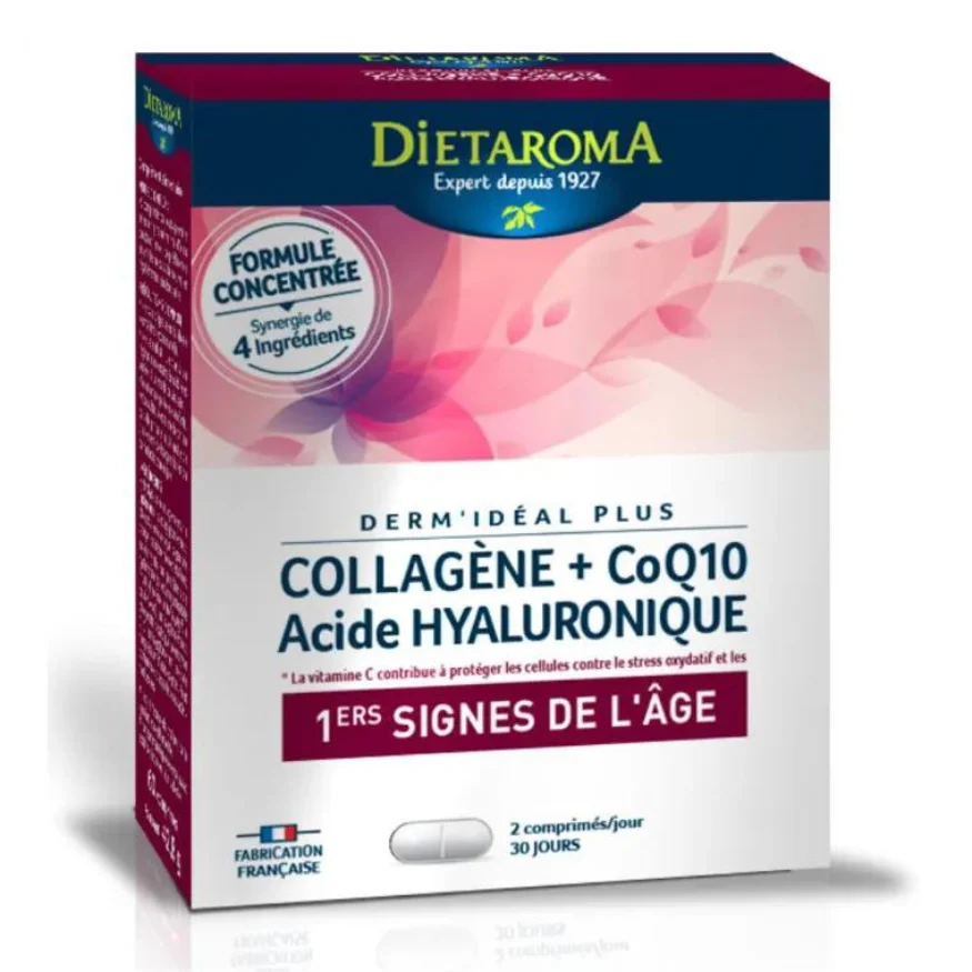 Dietaroma Derm'Idéal + Antietà Collagene - Coq10 Acido Ialuronico 60 capsule