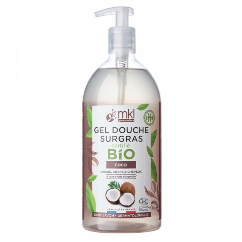 MKL Green Nature - Gel Doccia Supergrasso con Cocco BIOLOGICO 1L