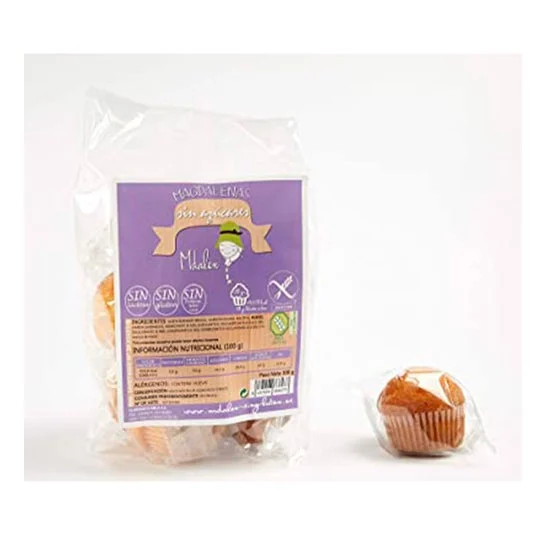 Mdalen Cupcakes Senza Glutine Sin Azúcar 300g