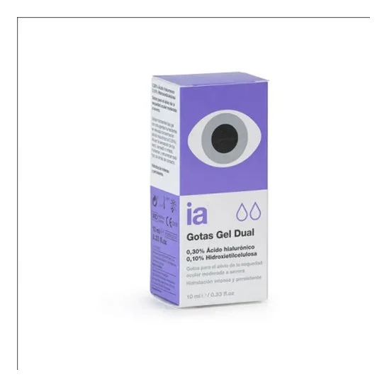 Interapothek Gocce Oftalmiche Doppio Gel Idratante 10ml