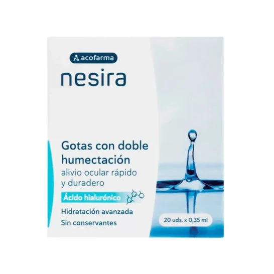 Acofarma Nesira Acido Ialuronico Gocce Idratanti 20 unità
