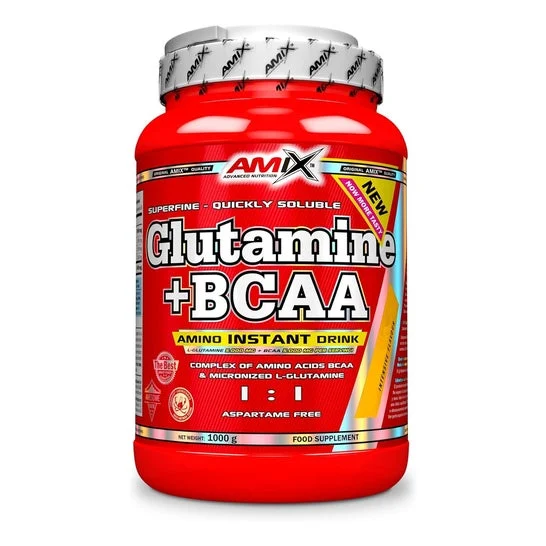 Amix Glutamine+BCAA 1kg Frutas Del Bosque