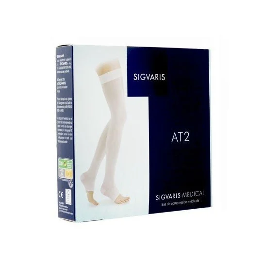 Sigvaris AT2 Calze Autofix PA Bianco C3 1 Paio
