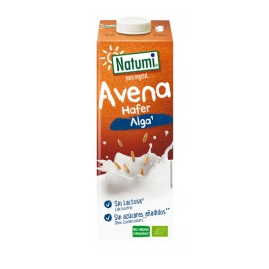 Natumi Bebida Vegetal Avena Algas Sin Gluten Bio 1L
