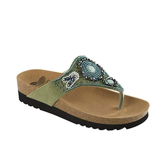 Scholl Taila Sandalo Verde Taglia 36 1ut