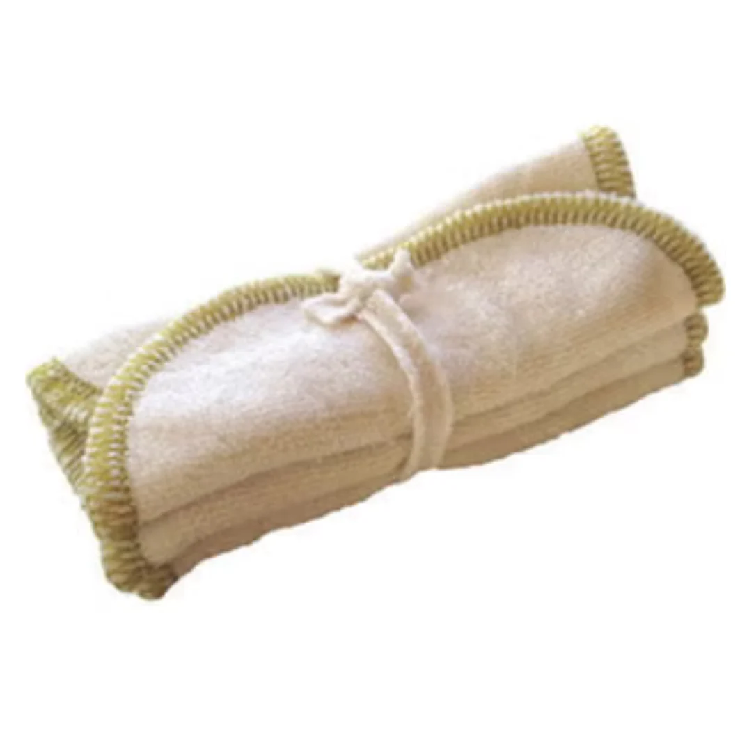 Douces angevines Salviette Detergenti - 3 pezzi Realizzate in cotone biologico, ecologico e molto morbido!