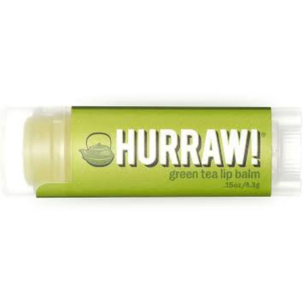 Hurraw! Balsamo Labbra Tè Verde
