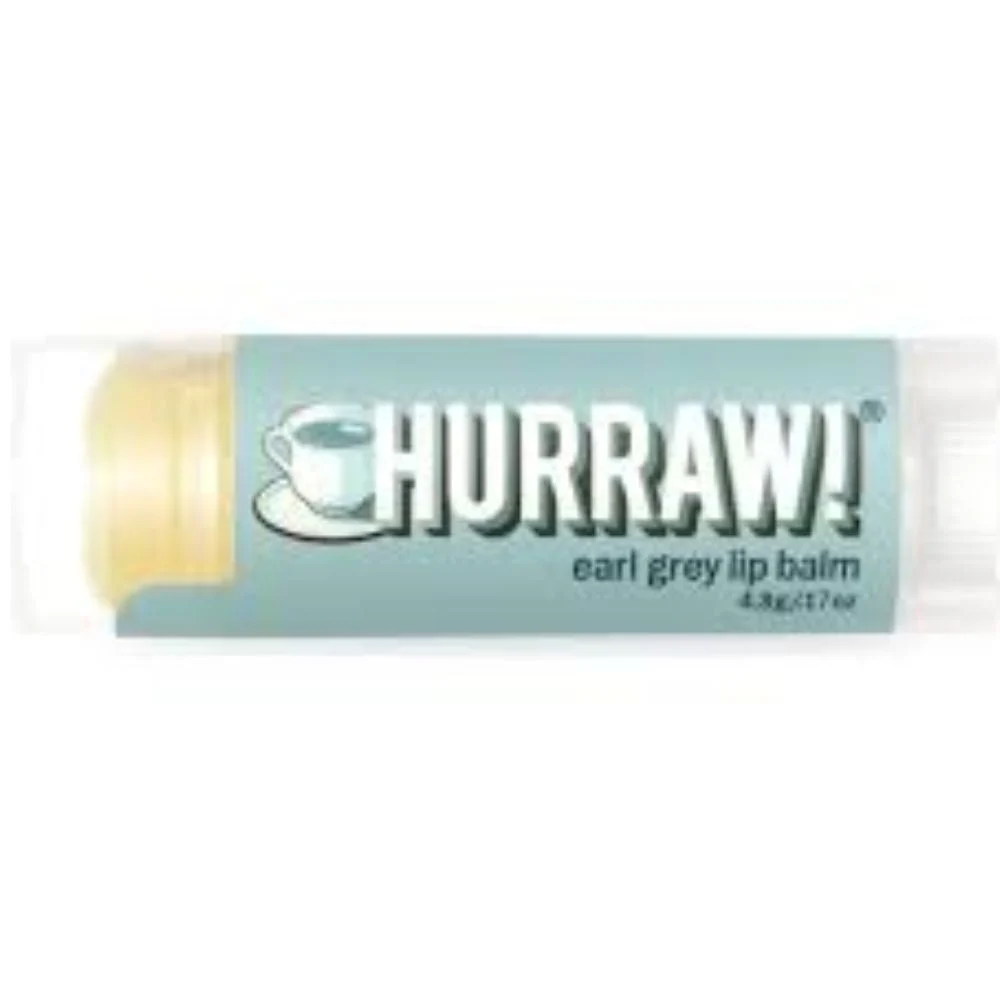 Hurraw! Balsamo Labbra Earl Grey