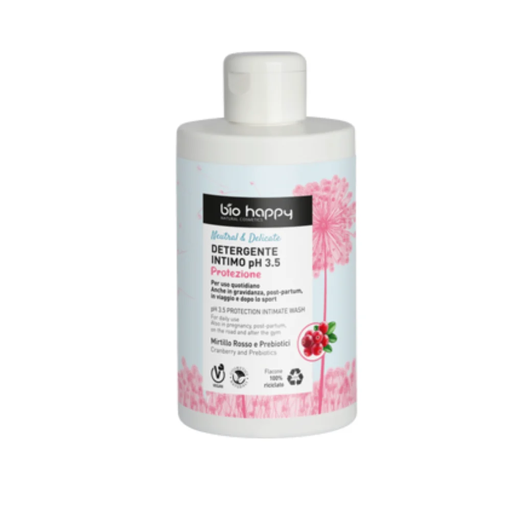 Bio happy Neutro & Delicato pH 3,5 Detergente Intimo “Protezione”, 200 ml