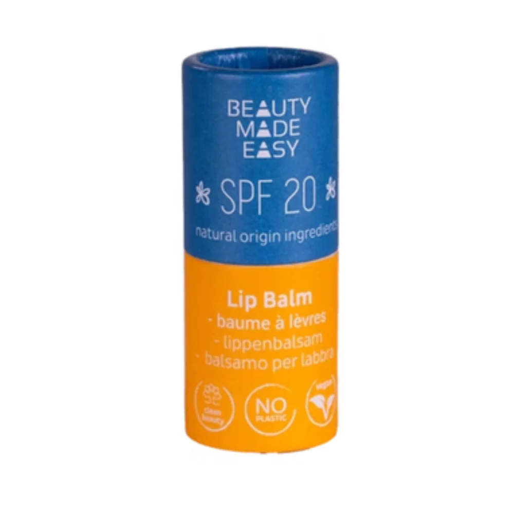 Beauty made easy Balsamo labbra Paper Tube SPF 20, 5,50 g