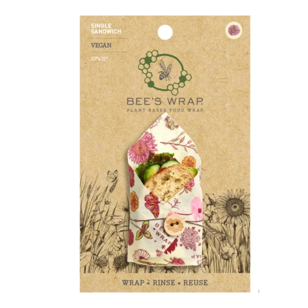 Bee's wrap Bee's Wrap - Panino - Vegano "Fiori di campo"