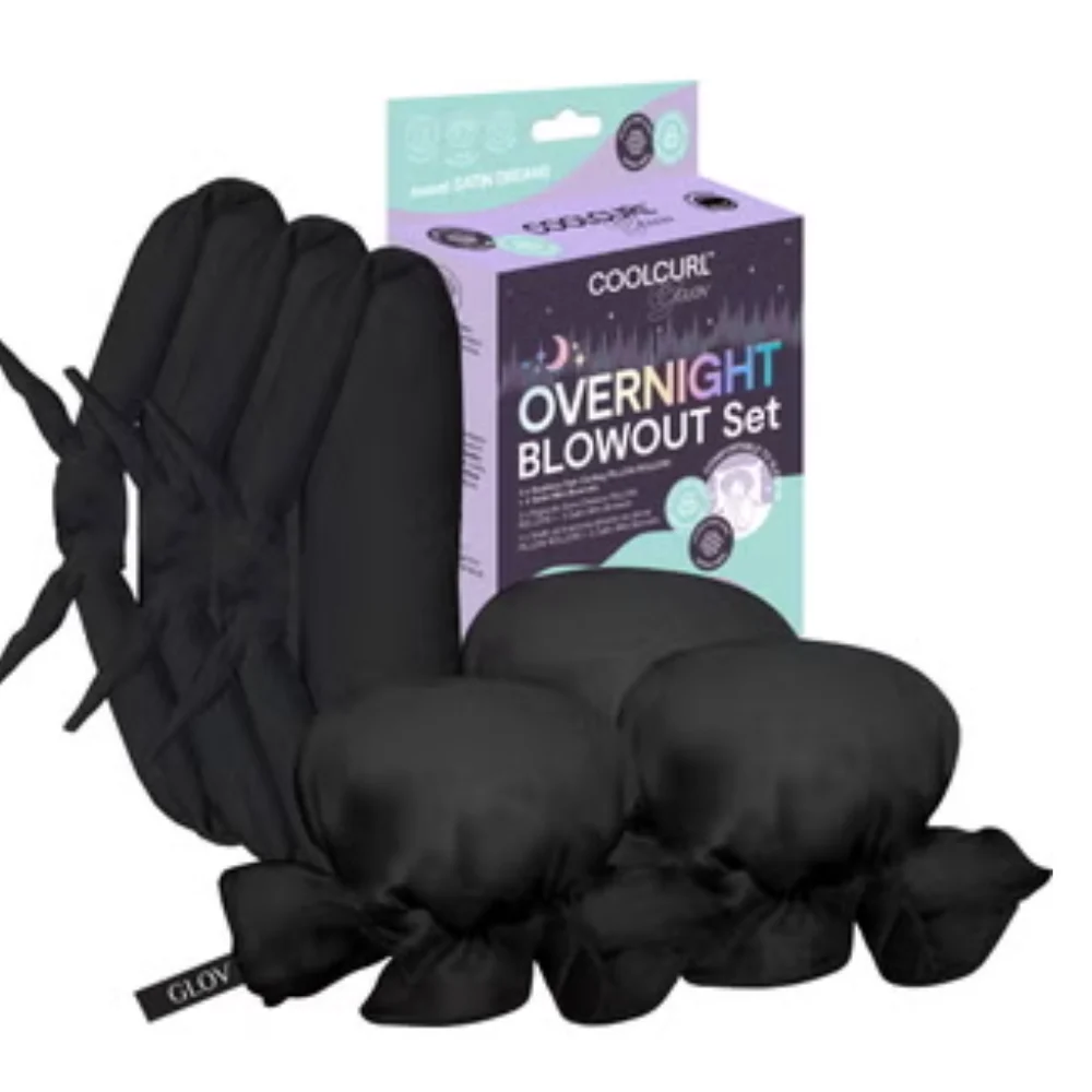Glov COOL™ Overnight Blowout Set, nero Crea delle splendide onde senza calore o sostanze chimiche