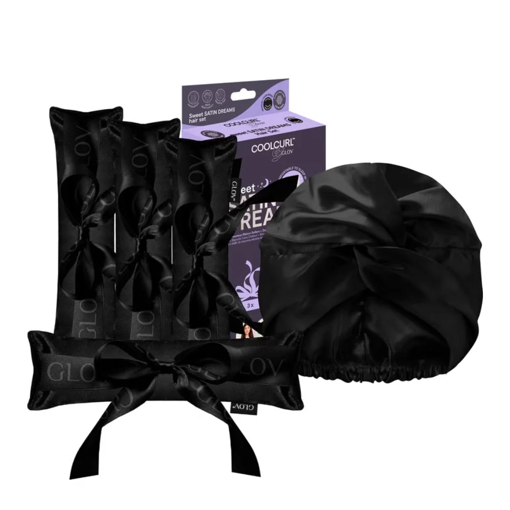 Glov Cool Sweet Dreams, set in raso, nero