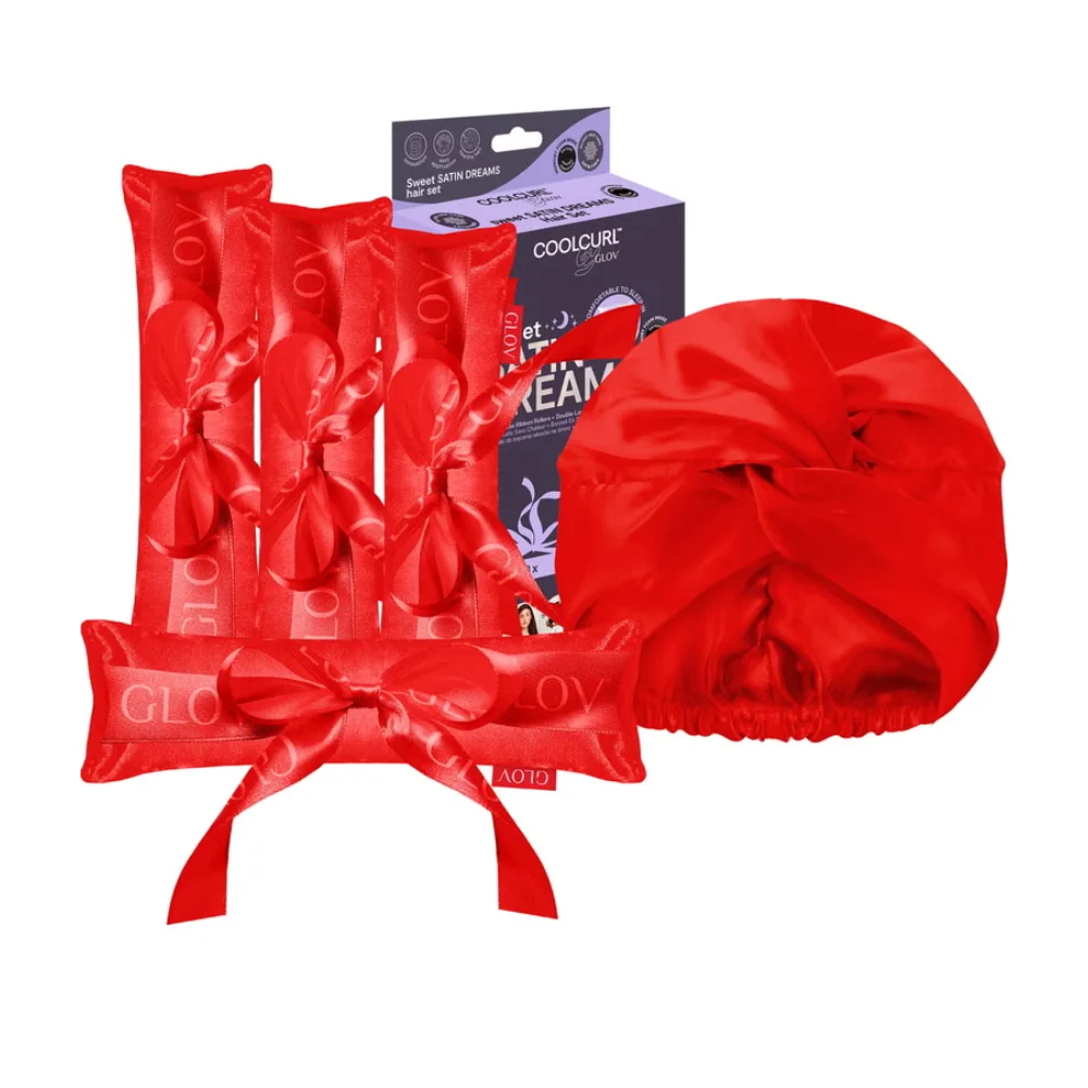 Glov Cool Sweet Dreams, set in raso, rosso