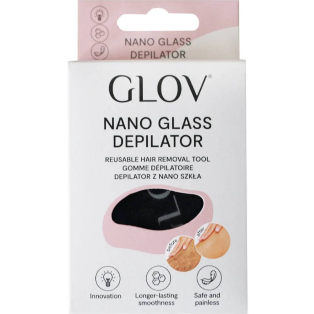 Glov Depilatore in vetro nano, nero