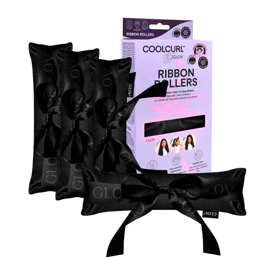 Glov Cool™, nero, Bigodini in morbido raso e memory foam