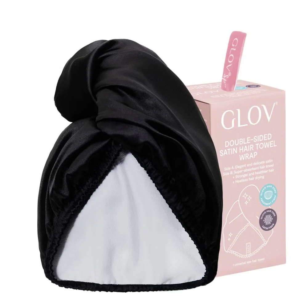 Glov Fascia per capelli premium fronte-retro, nera