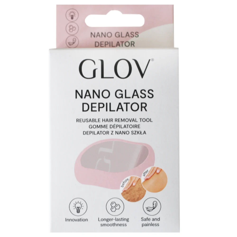 Glov Depilatore in vetro nano, rosa