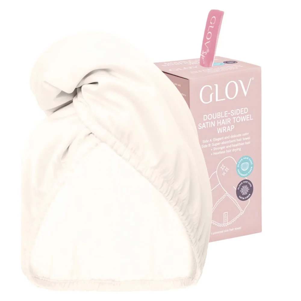 Glov Fascia per capelli premium fronte- retro, beige