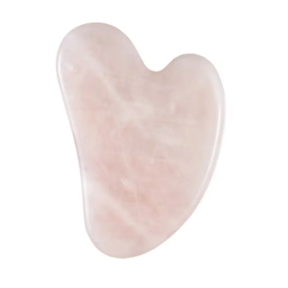 Glov Pietra Gua Sha di quarzo rosa