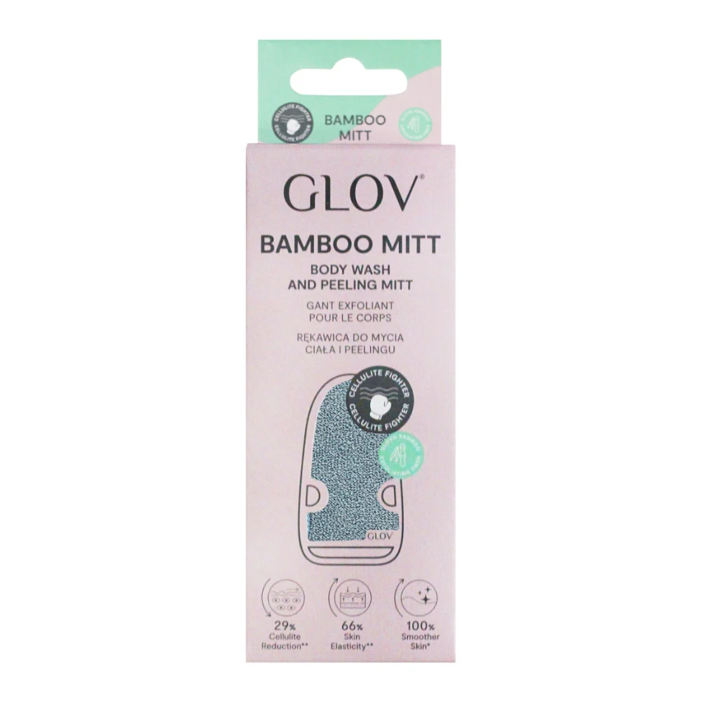Glov Guanto bagnoschiuma e peeling, grigio