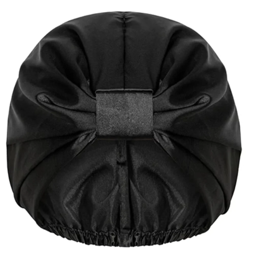 Glov Turbante in raso, nero Per capelli sempre perfetti e protetti!