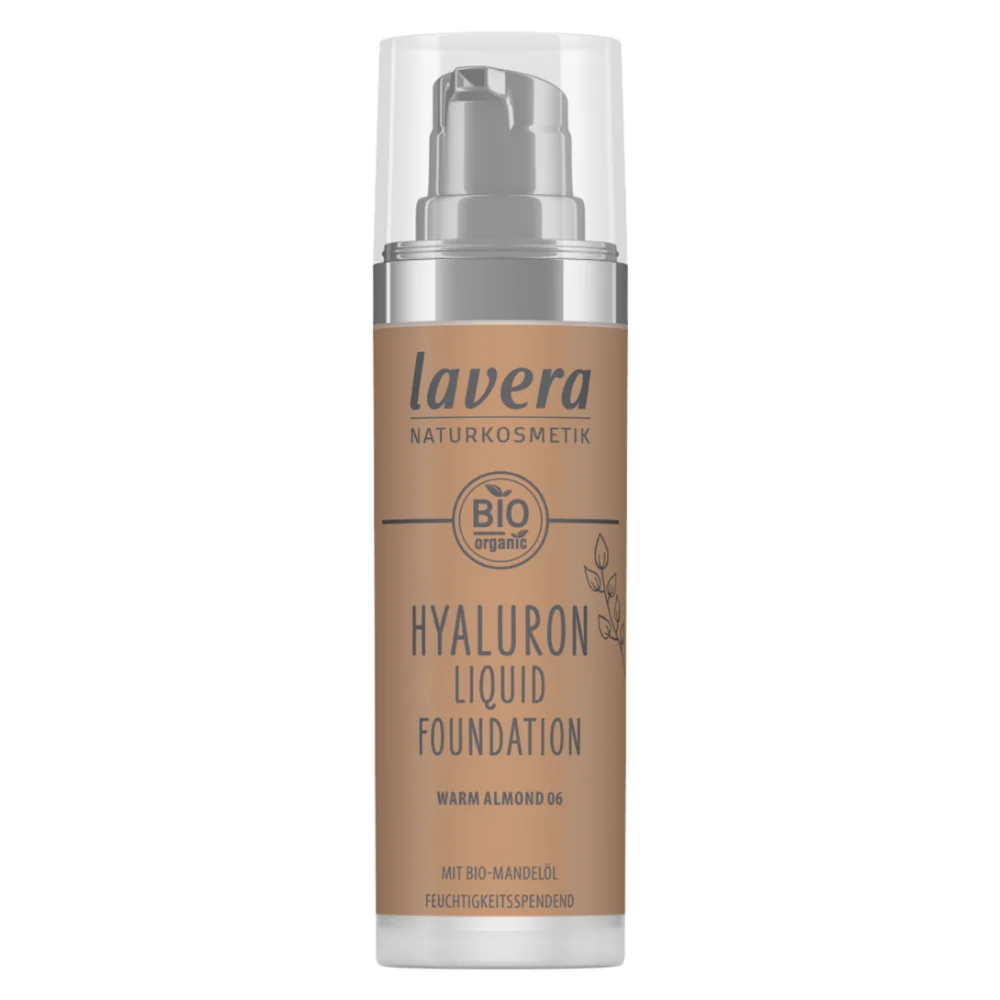 Lavera Hyaluron Fondotinta liquido, 06 Warm Almond (30 ml)