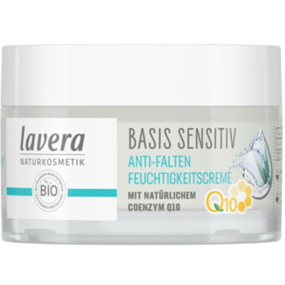 Lavera basis sensitiv - Crema Idratante Antirughe Q10, 50 ml