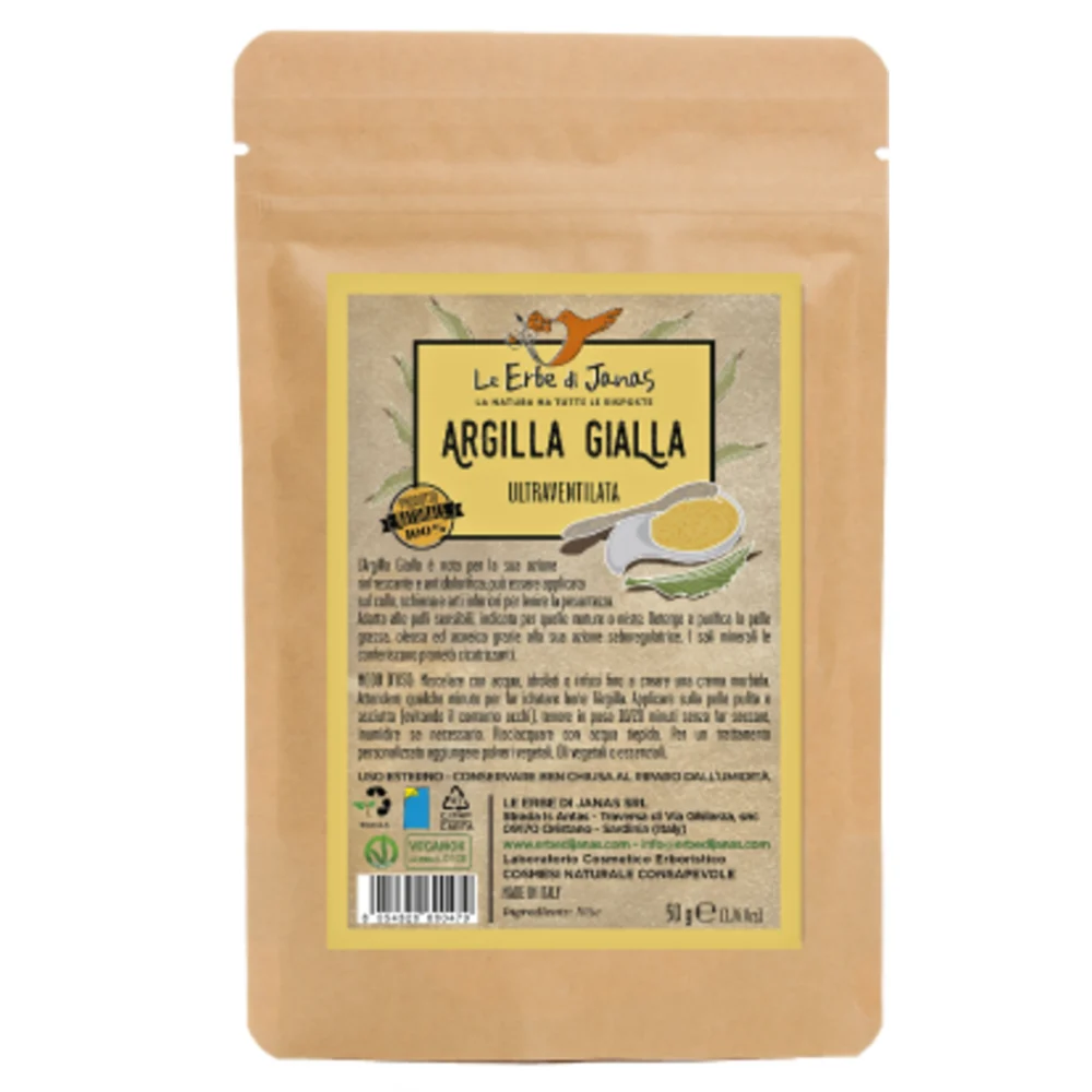 Le erbe di janas Argilla Gialla, 50 g