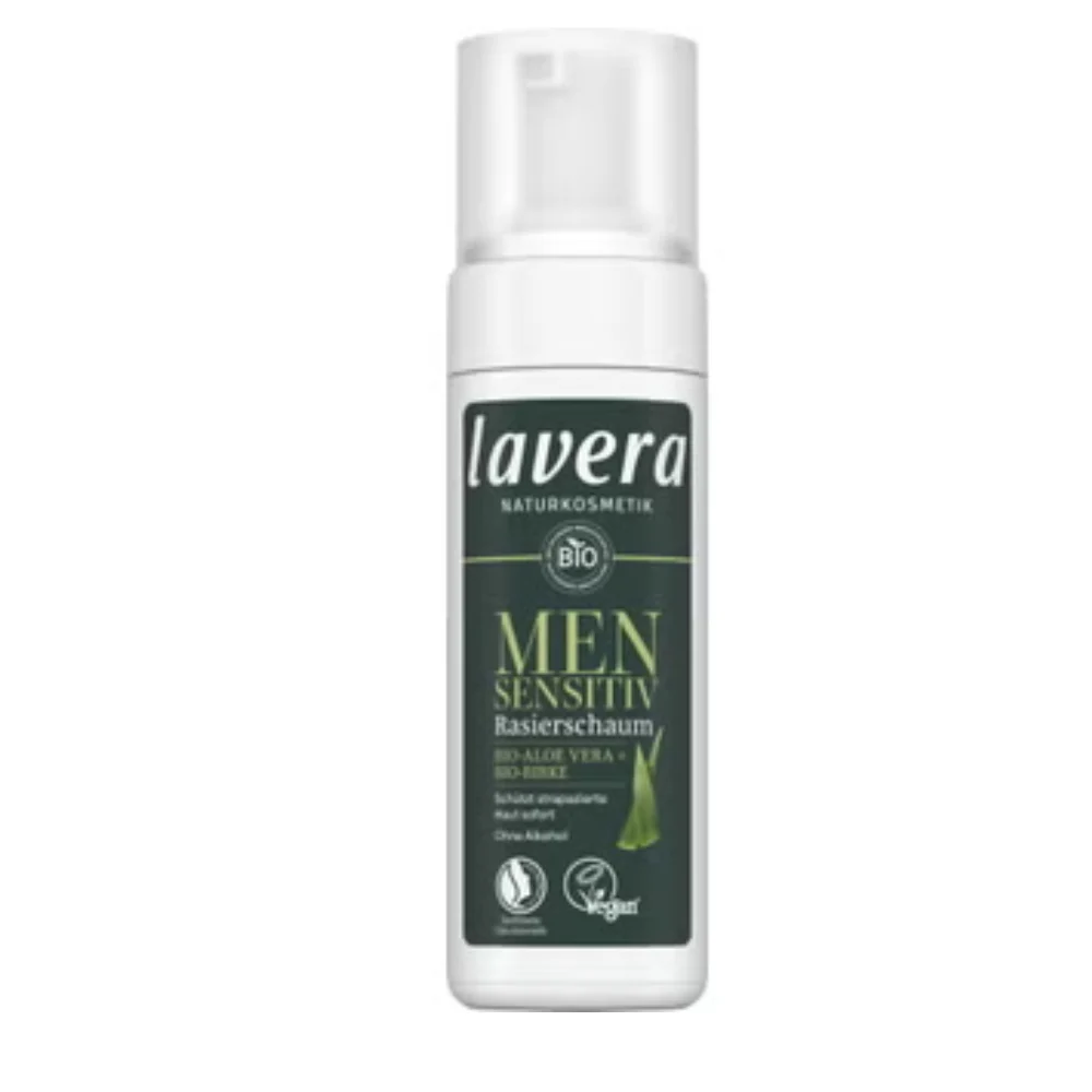 Lavera Uomo Sensitiv Schiuma da Barba Delicata, 150 ml